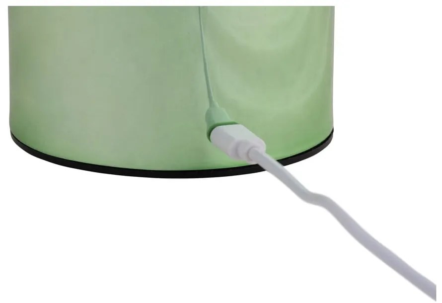 Veioză verde-deschis LED cu abajur din metal (înălțime 14 cm) Impetu – Leitmotiv