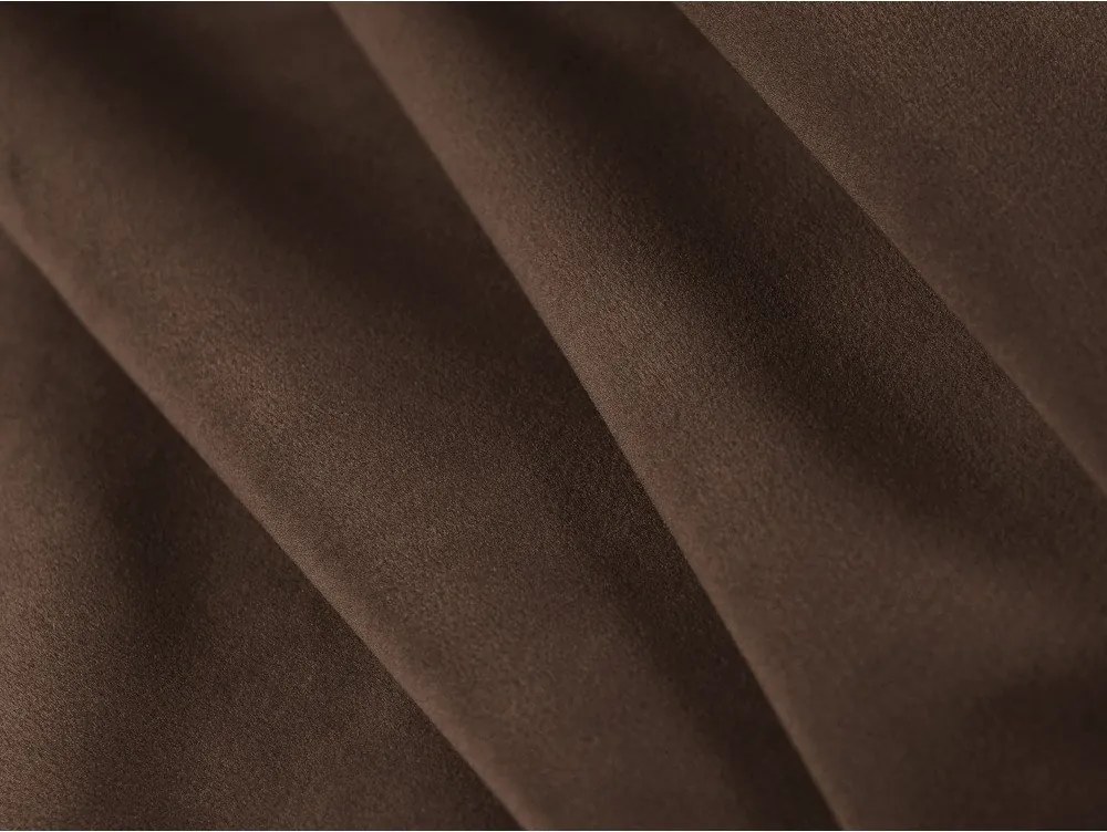 Pat matrimonial maro tapițat cu spațiu de depozitare cu somieră 160x200 cm Mount – Micadoni