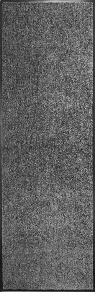 vidaXL Covoraș de ușă lavabil antracit 60x180 cm