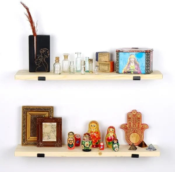 SET 2x raft de perete 16x60 cm molid