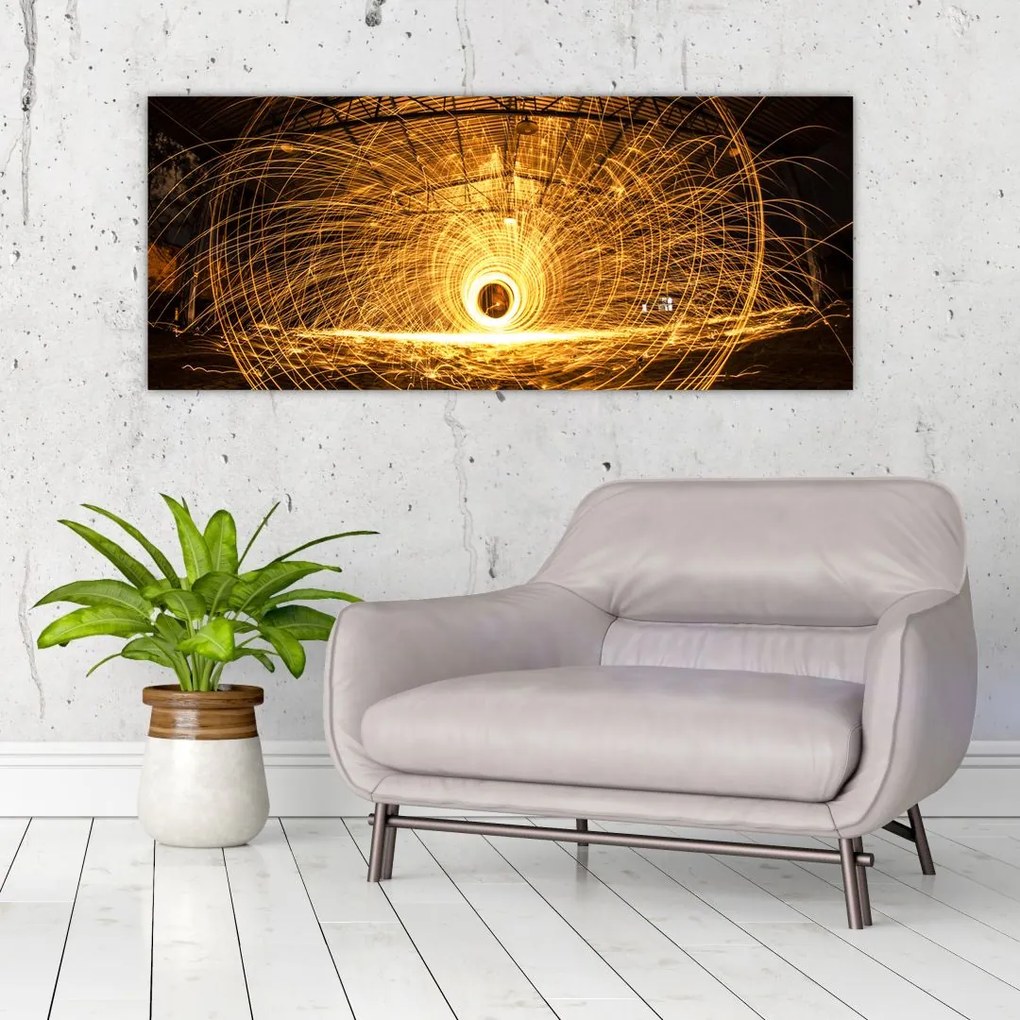 Tablou - Disc luminos (120x50 cm)