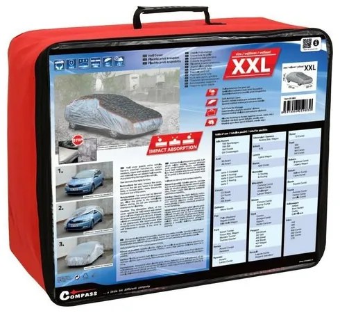 Prelata de protecție împotriva grindinei Compass XXL, 570 x 203 x 119 cm, XXL