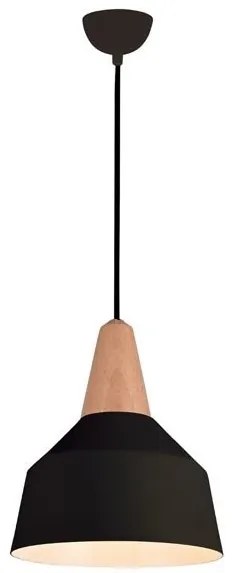 Pendul design modern Banur negru mat
