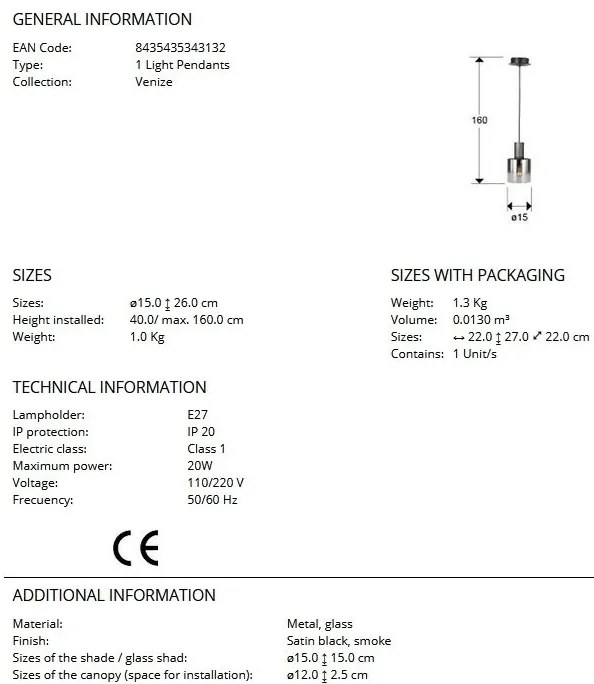 Pendul design moderm Venize