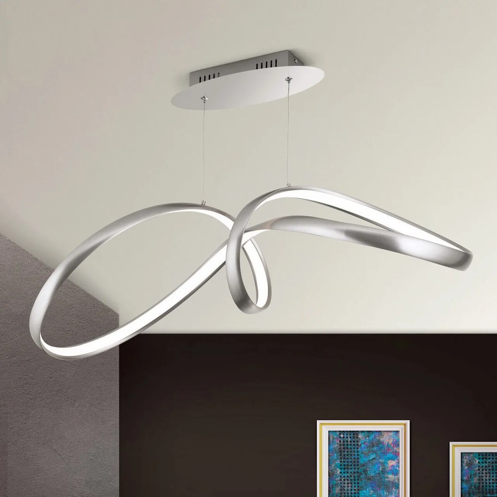 Lustra suspendata dimabila Circus satin chrome