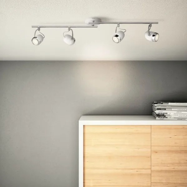 Philips 56484/31/PN - Lampă spot MYLIVING BALSA 4xGU10/35W/230V