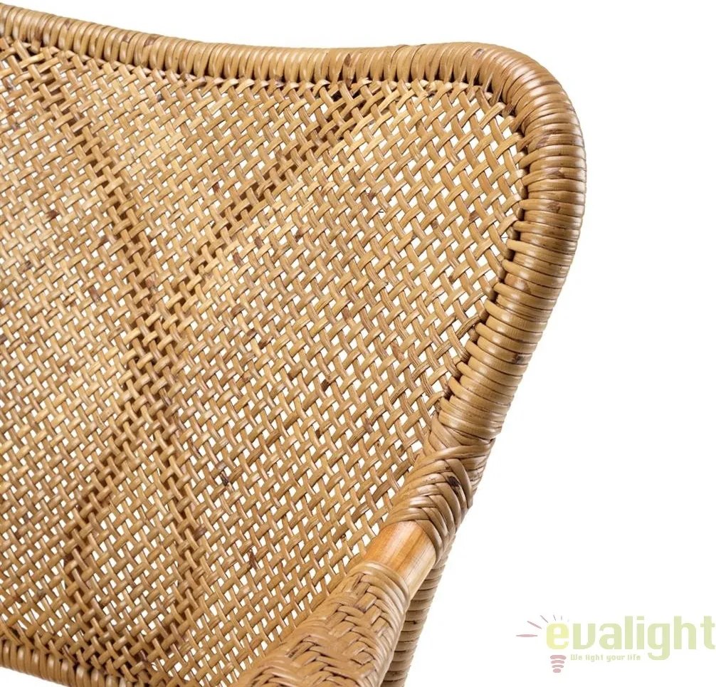 Scaun cu brate elegant din rattan, design LUX, Colony 110010 HZ