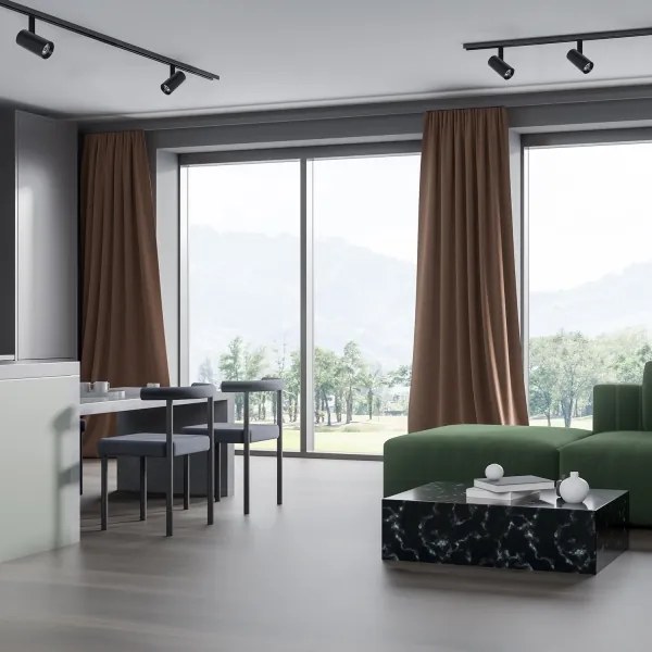 Spot LED pentru sistem de șină MAGNETIC TRACK LED/10W/48V 3000K negru