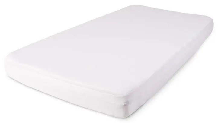 Cearșaf Tencel impermeabil, pentru copii, alb, 60 x 120 cm