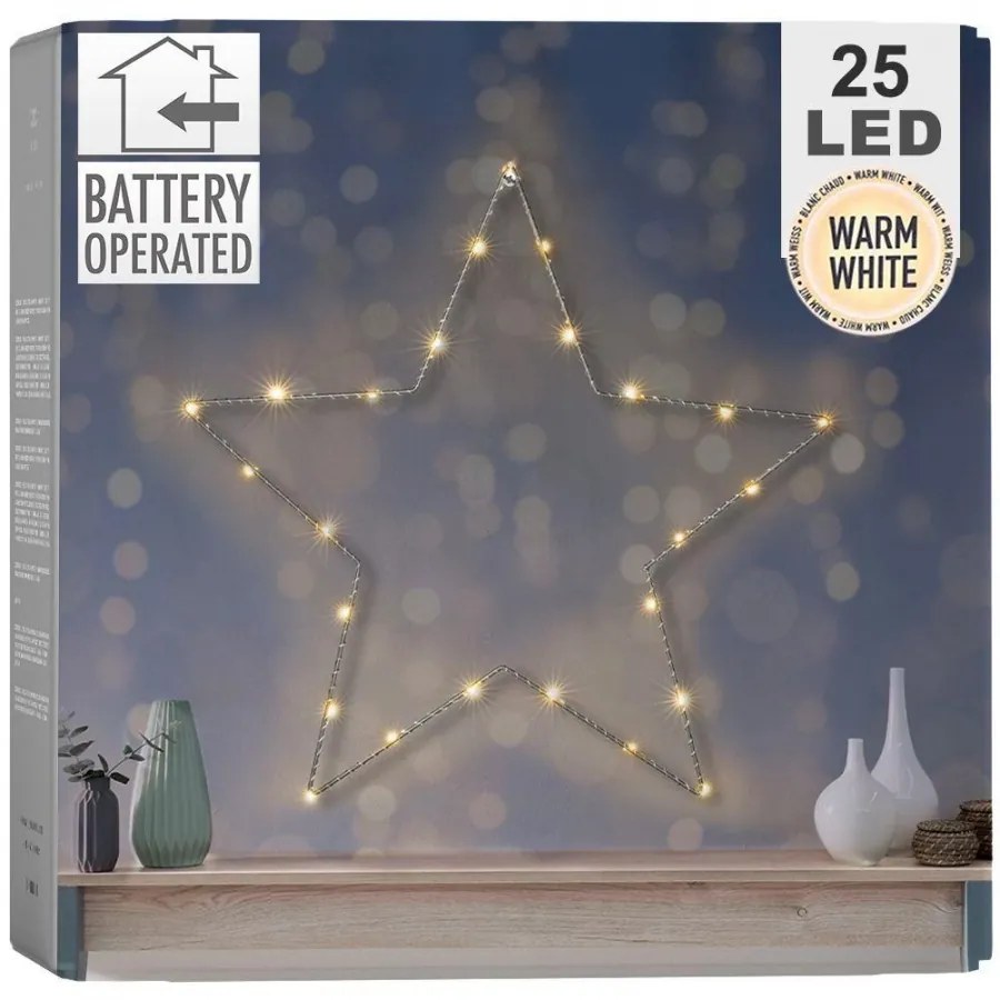 Stea de Craciun LED de perete STAR 45cm