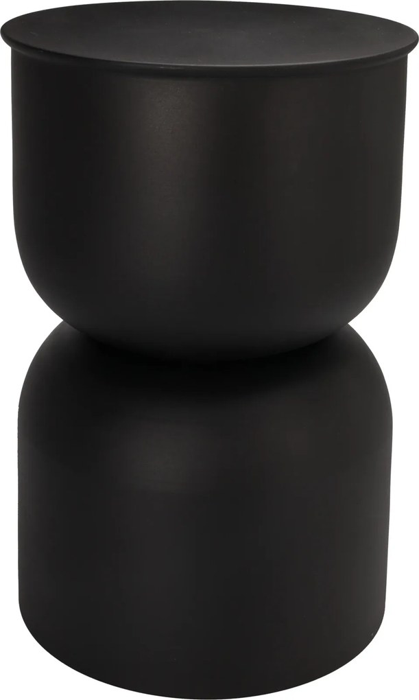 Masa coloană DISA, mată, Ø 31 cm, neagră