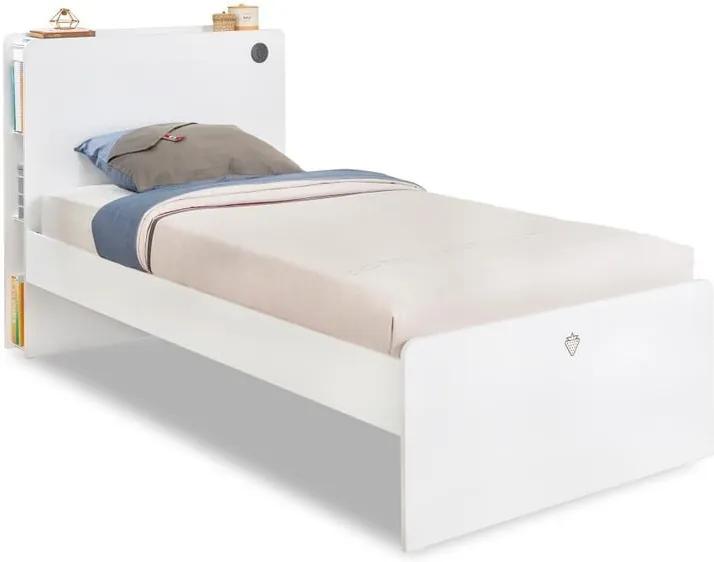 Pat White Bed, 120 x 200 cm, alb