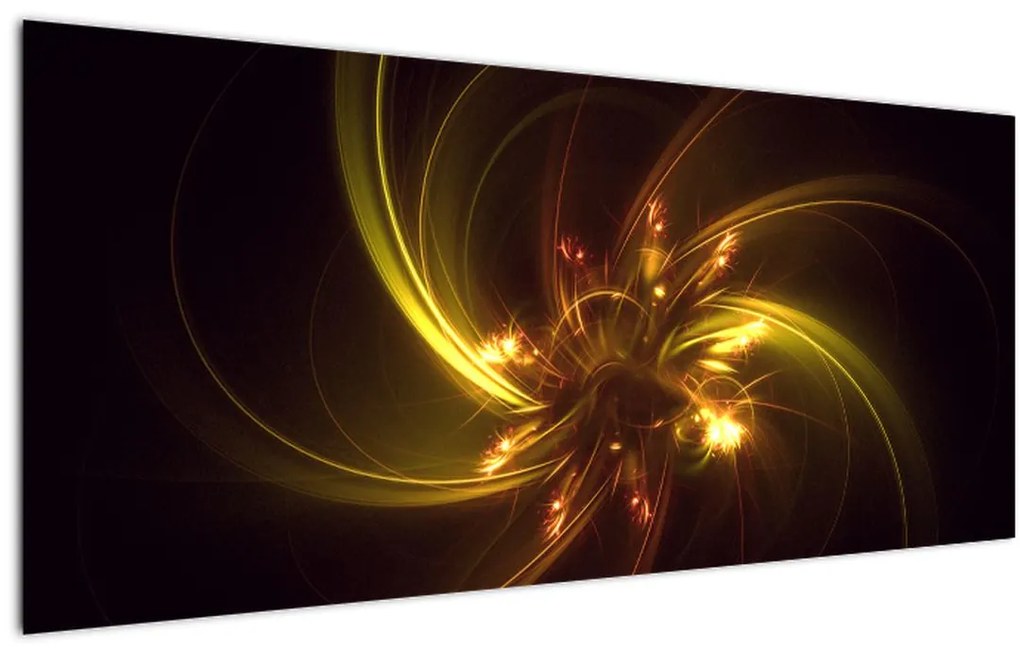 Tablou - abstracție cu elice (120x50 cm)