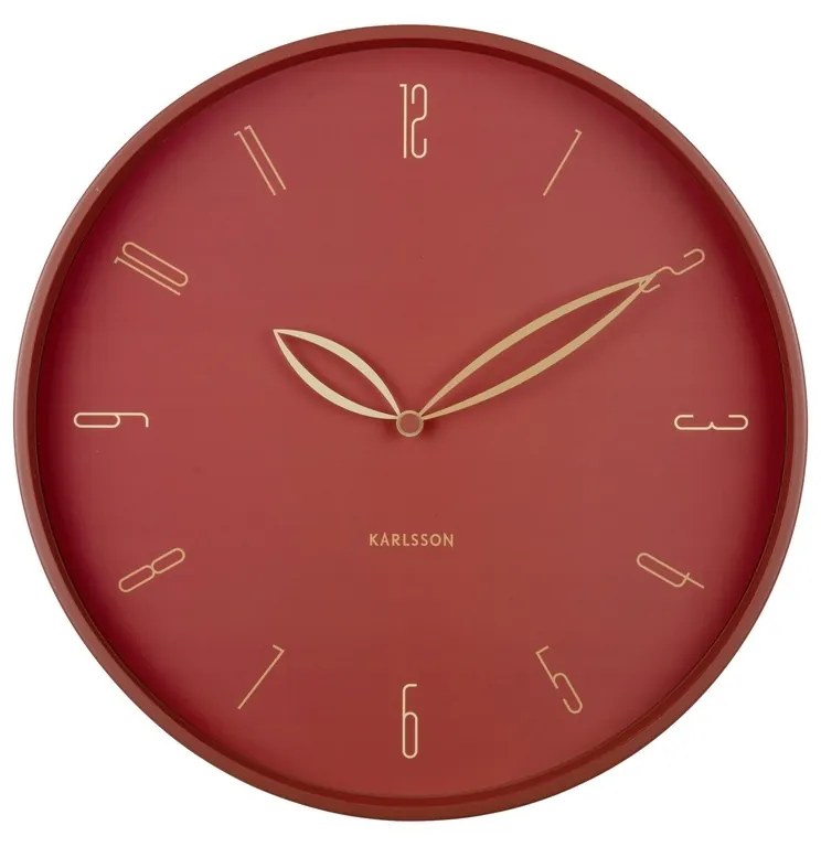 Karlsson 6012RD ceas de perete design roșu,diametru 40 cm