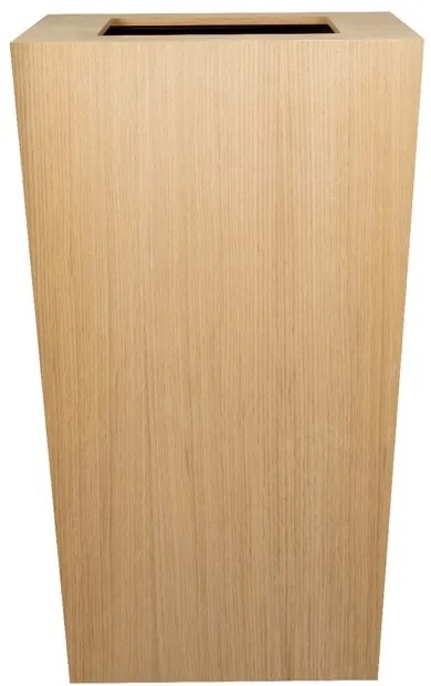 Ghiveci din lemn cu auto-irrigare NATURA, tall, mai multe variante - Hobby Flower Culoare: stejar deschis