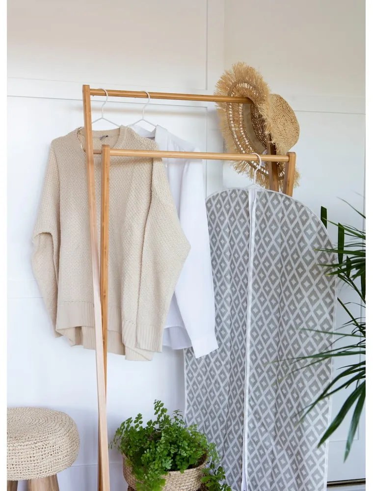 Suport din bambus pentru haine Compactor Range Wood