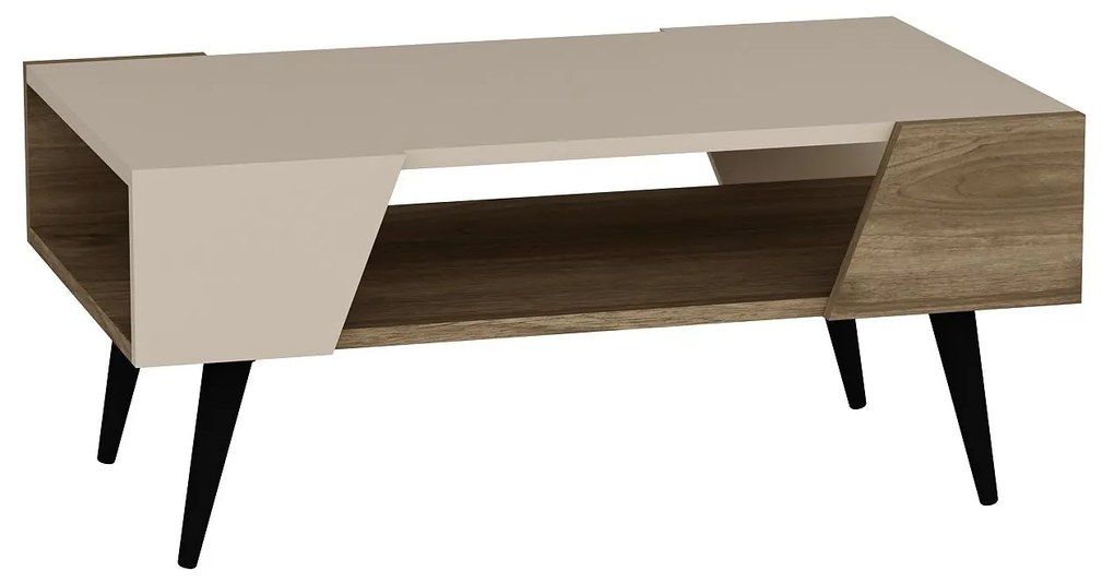 Măsuță de cafea Pitudu 2 (Nuc + bej) . 1093258