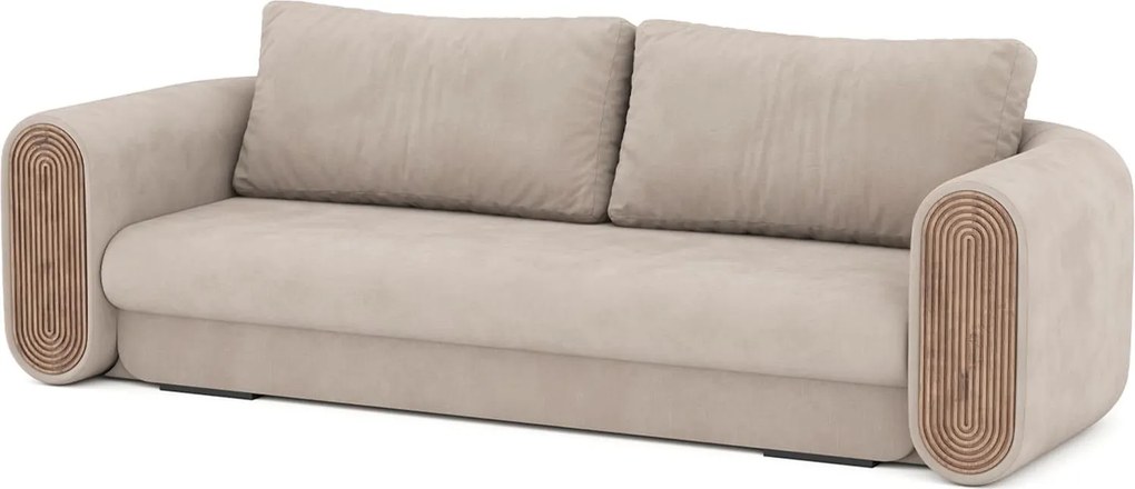 Canapea lemn masiv Lavoro Lemn Stejar, 250 × 107 × 70 cm