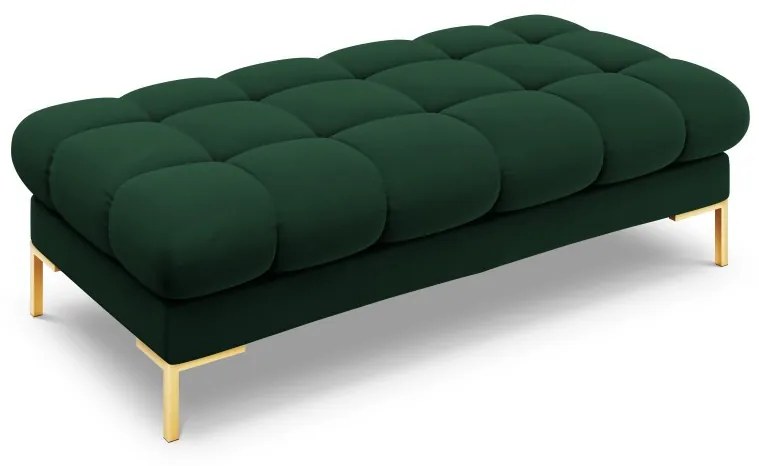 Banca Bali velvet/picioare gold – L133 x l62 x h41