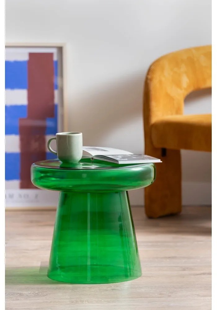 Măsuță auxiliară rotundă din sticlă ø 41 cm Simpleza – Leitmotiv