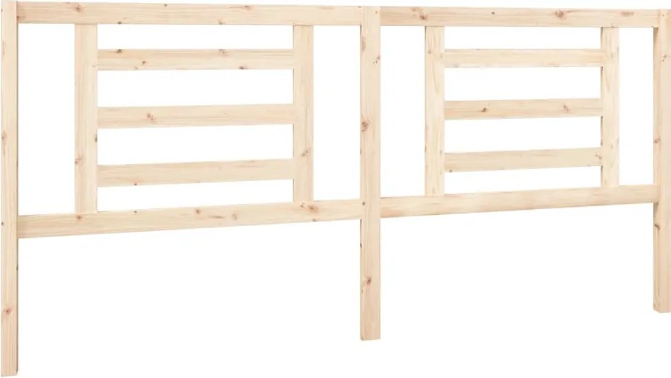 vidaXL Tăblie de pat, 206x4x100 cm, lemn masiv de pin