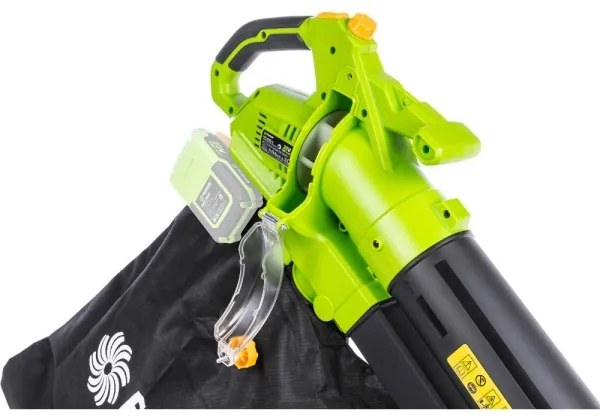 Aspirator și suflantă de grădină pe acumulator Fieldmann 20V