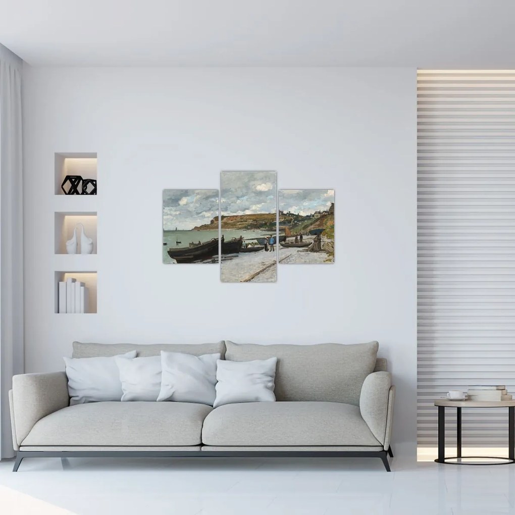 Tablou - Claude Monet, Sainte Adresse, reproducere (90x60 cm)