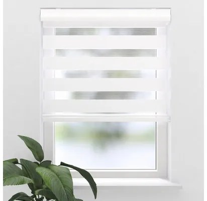 Rulou dublu Soluna D-R1 alb 190x240 cm
