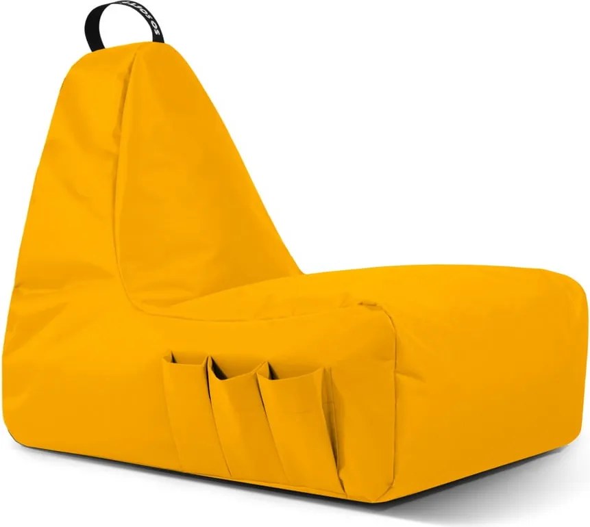 Fotoliu bean bag galben Chill Gamer XL – So Soft?