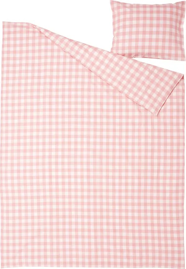 Lenjerie de pat creponata PINK CUBIS roz Dimensiune lenjerie de pat: 70 x 80 cm | 140 x 200 cm