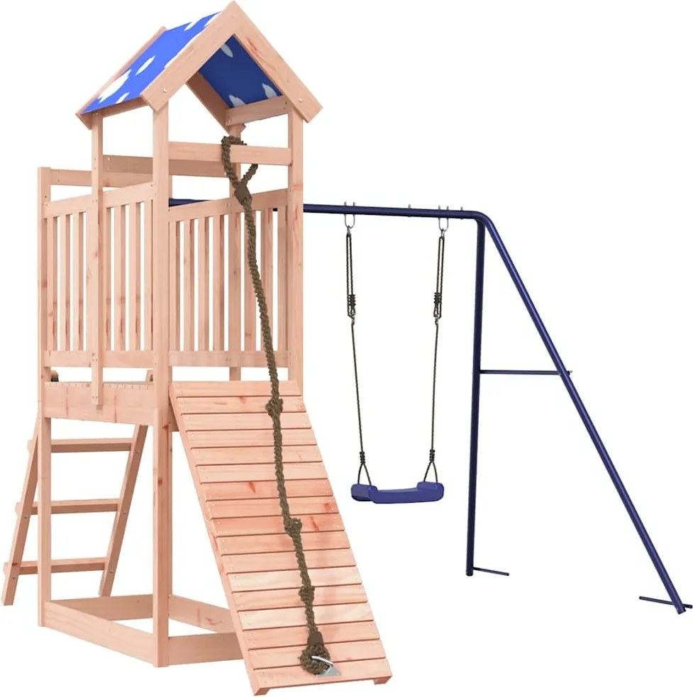 vidaXL Set de joacă pentru exterior, lemn masiv de douglas