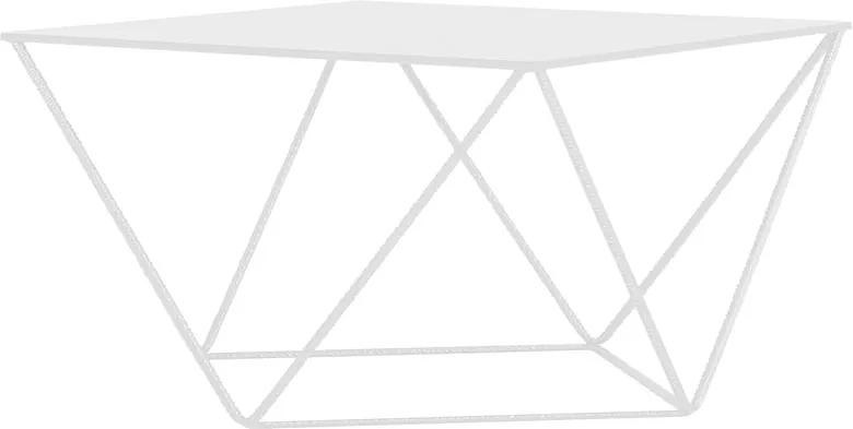 Masă de cafea Custom Form Daryl, 80 x 80 cm, alb