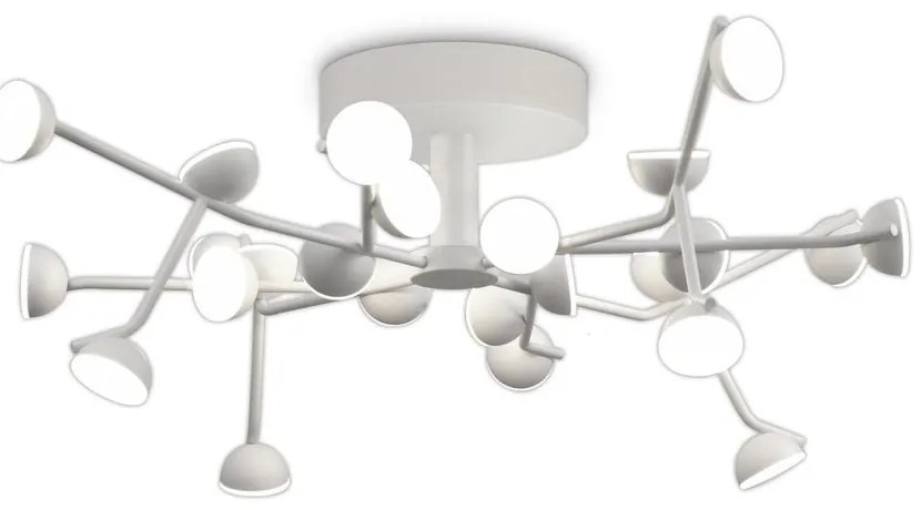 Plafoniera, Lustra aplicata LED design modern ADN alb Small