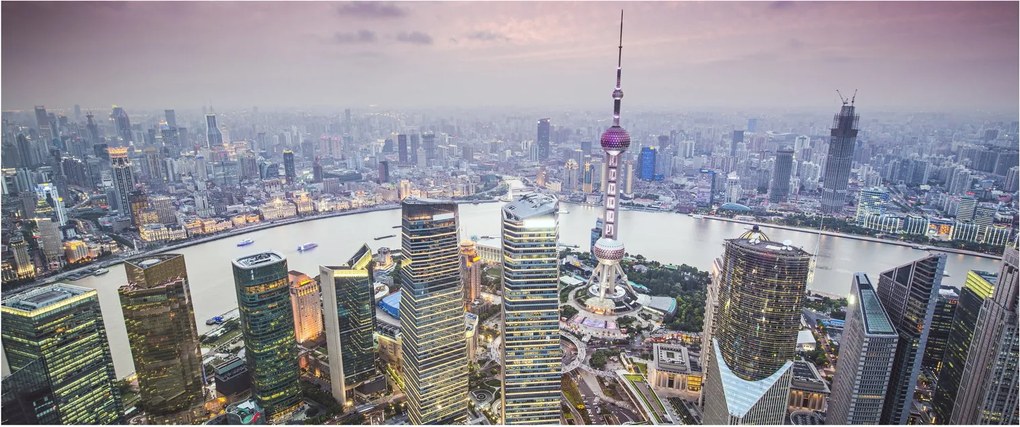 Tablou - Shanghai, China (120x50 cm)