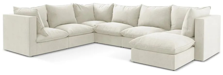 Colțar bej (cu colț pe partea stângă/în formă de "U") Manao – Makamii