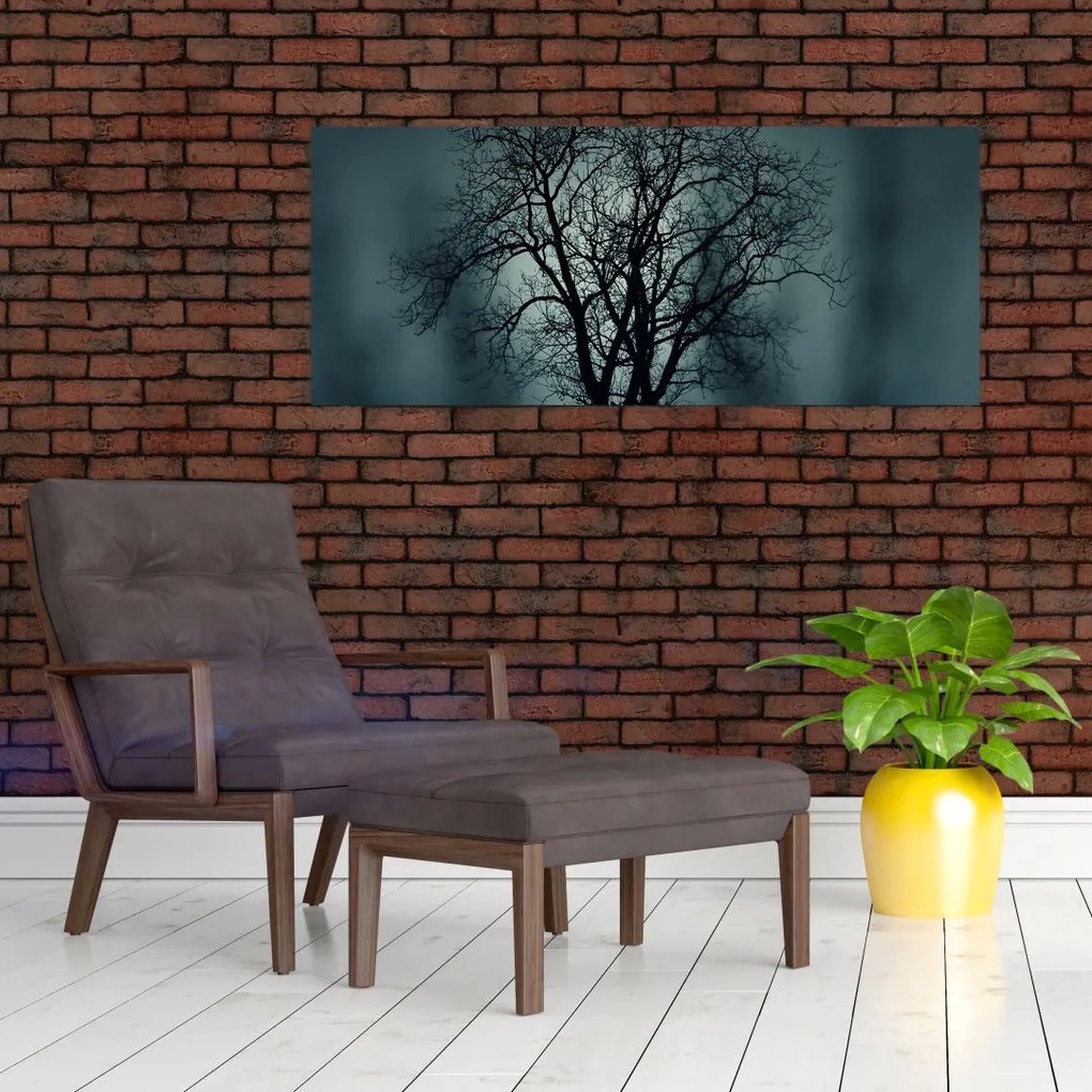 Tablou copaci în eclipsă (120x50 cm)