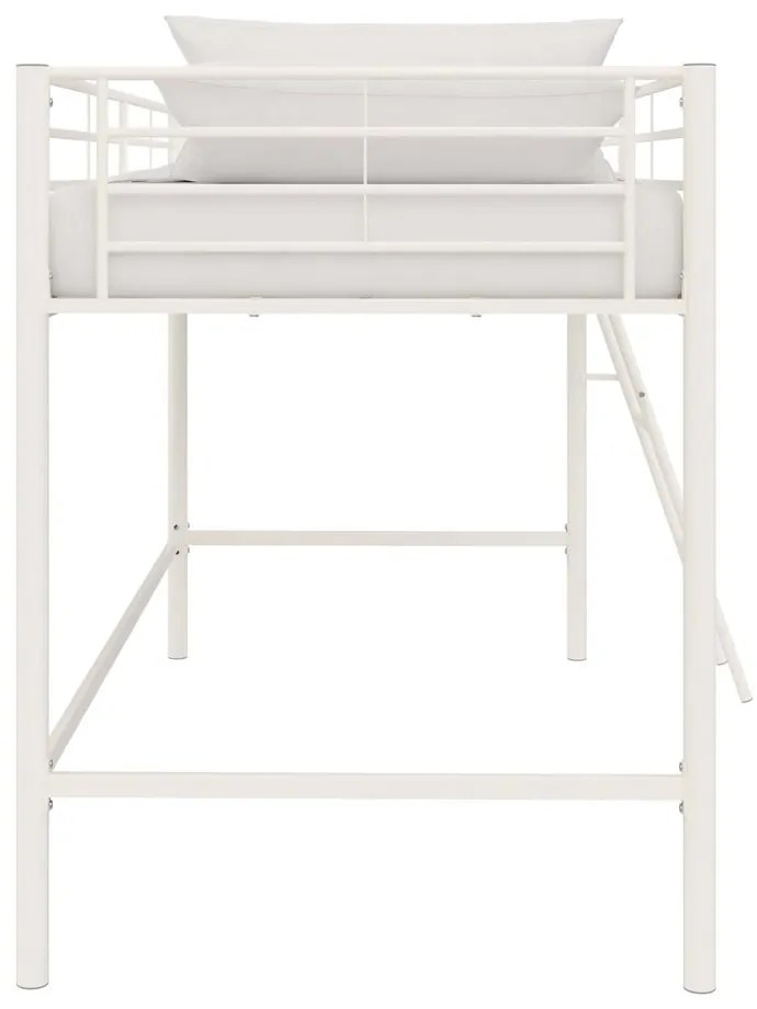 Pat pentru copii alb înalt 90x200 cm Jodie – Støraa