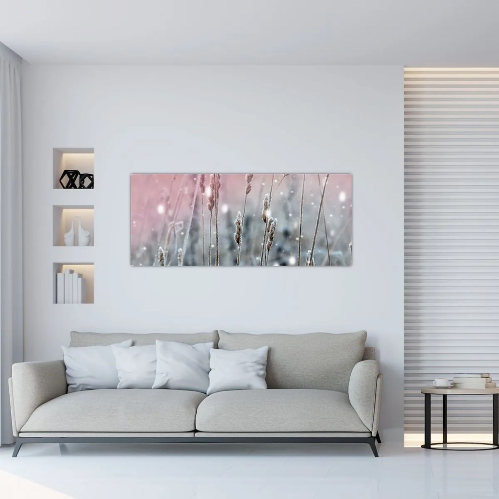 Tablou - Peisaj de iarnă (120x50 cm)