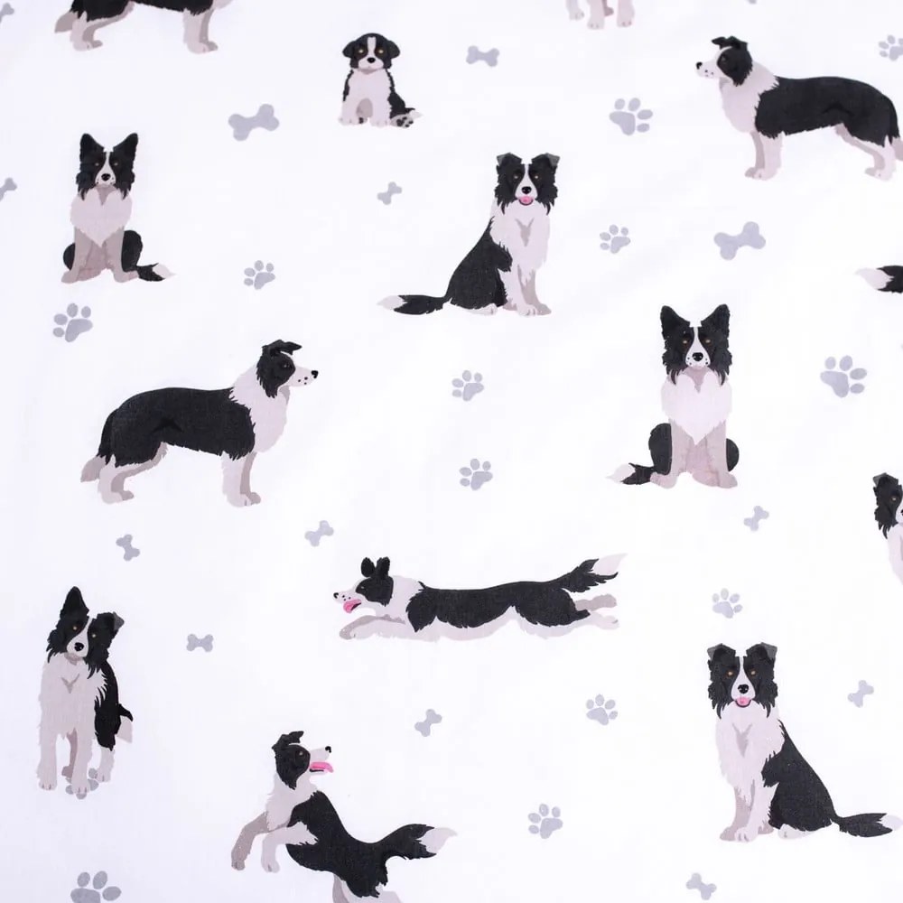 Lenjerie de pat pentru copii din bumbac pentru pat de o persoană 140x200 cm Border Collie – Jerry Fabrics
