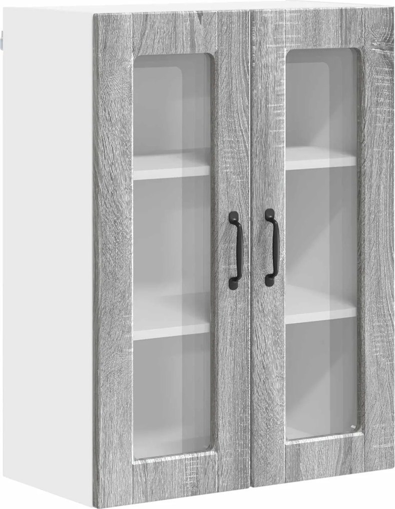 vidaXL Dulap de bucătărie Gri Sonoma 60 x 31 x 80 cm Lemn compozit