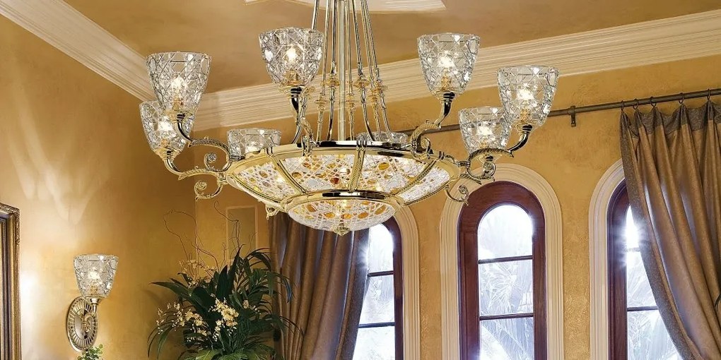 Candelabru elegant LUX realizat manual Raffaello