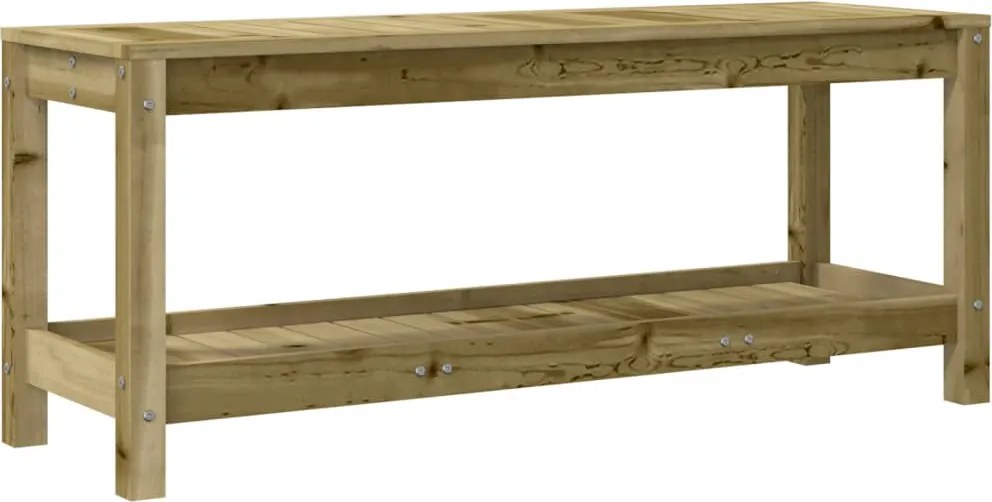 vidaXL Bancă de grădină, 108x35x45 cm, lemn masiv de pin tratat