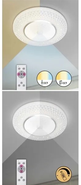 Rabalux 3254 - Plafonieră LED reglabilă TORNADO LED/72W/230V + telecomandă