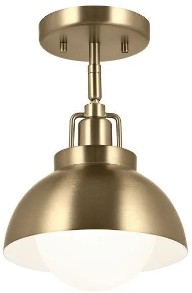 Lampă de perete Kichler KL-NIVA-1W-1P-CPZ NIVA 1xE27/40W/230V alamă
