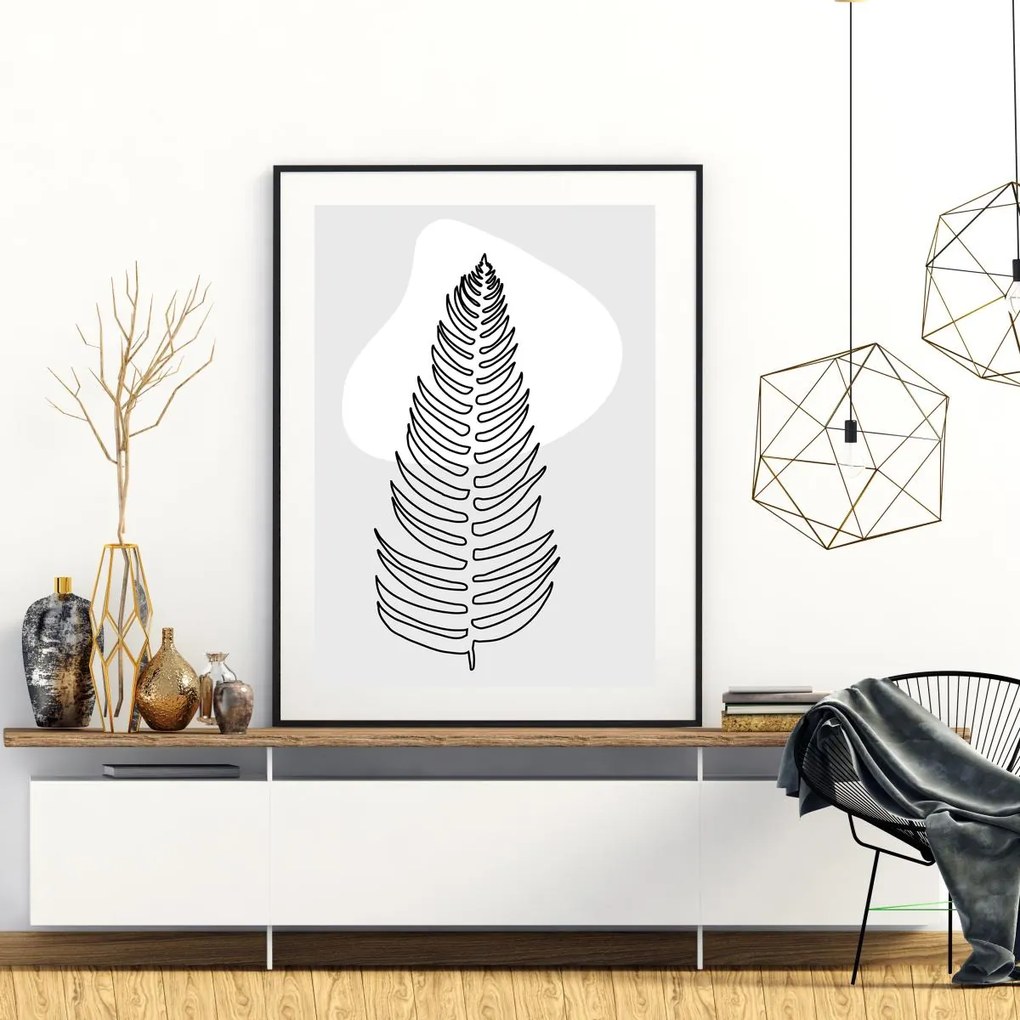 Poster - Abstracție naturală (A4)