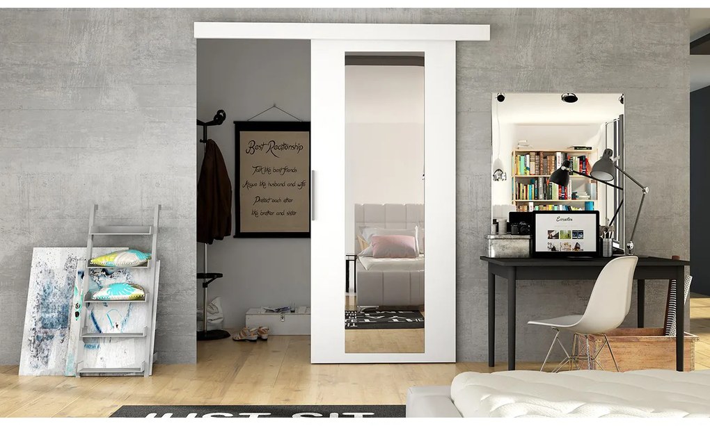 Uși culisante Madrazo 4 (Alb mat). Promo -6%. 1083376
