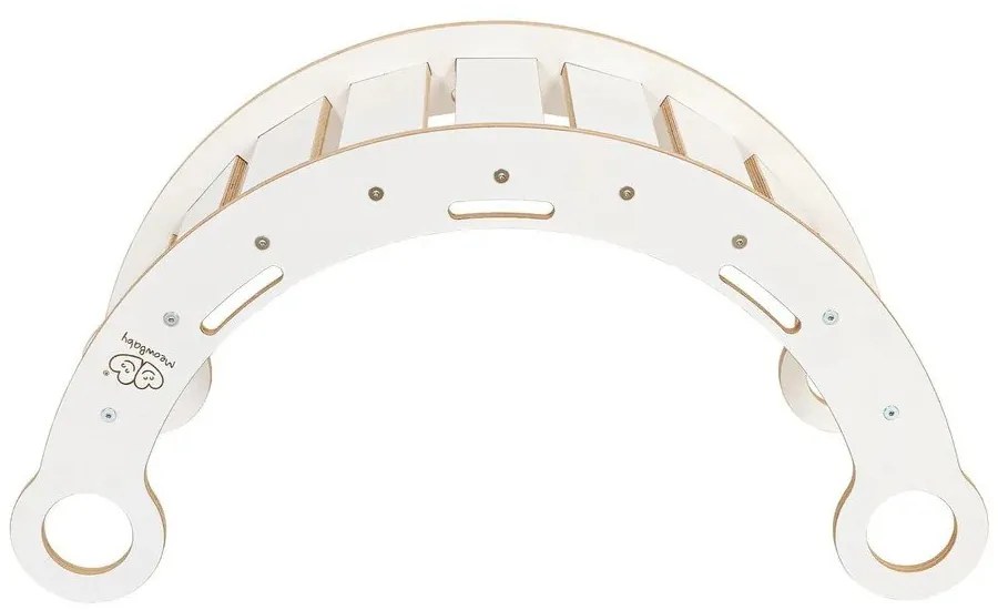 Leagăn alb din lemn de pin 39x75x38 cm Montessori – Meowbaby