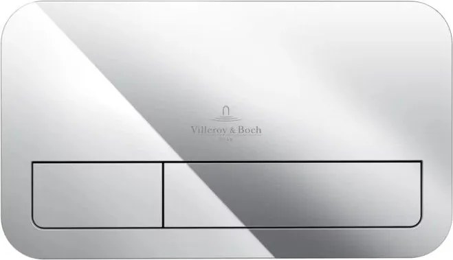 Clapeta de actionare spalare dubla, crom connect Villeroy  Boch