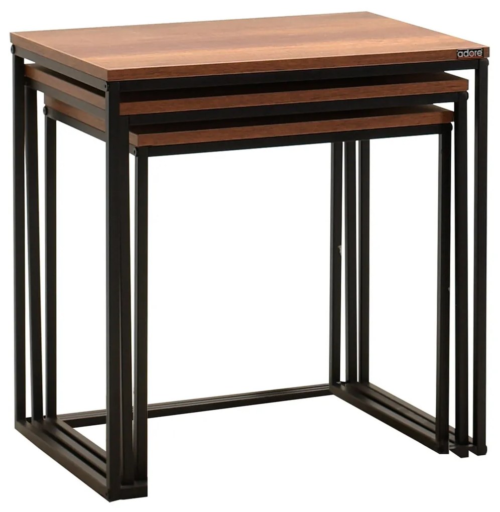 Măsuță auxiliară SHP 933 Walnut, 3 buc.