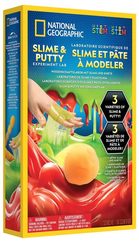 SET EDUCATIV EXPERIMENT DE CREARE SLIME SI PLASTILINA - NATIONAL GEOGRAPHIC (NG24729)
